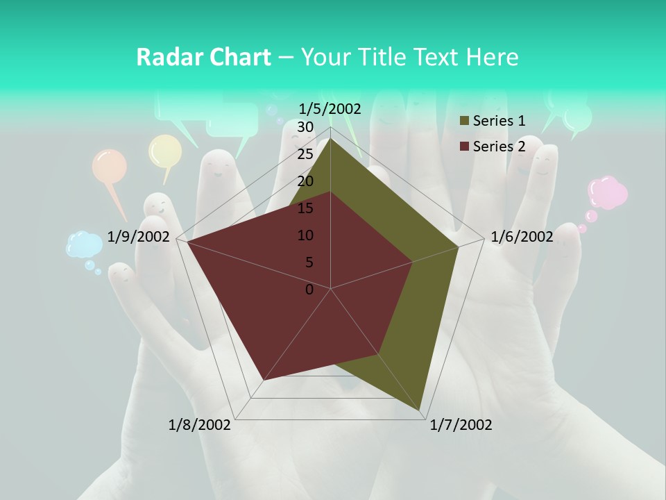 Partnership Variegated Sign PowerPoint Template