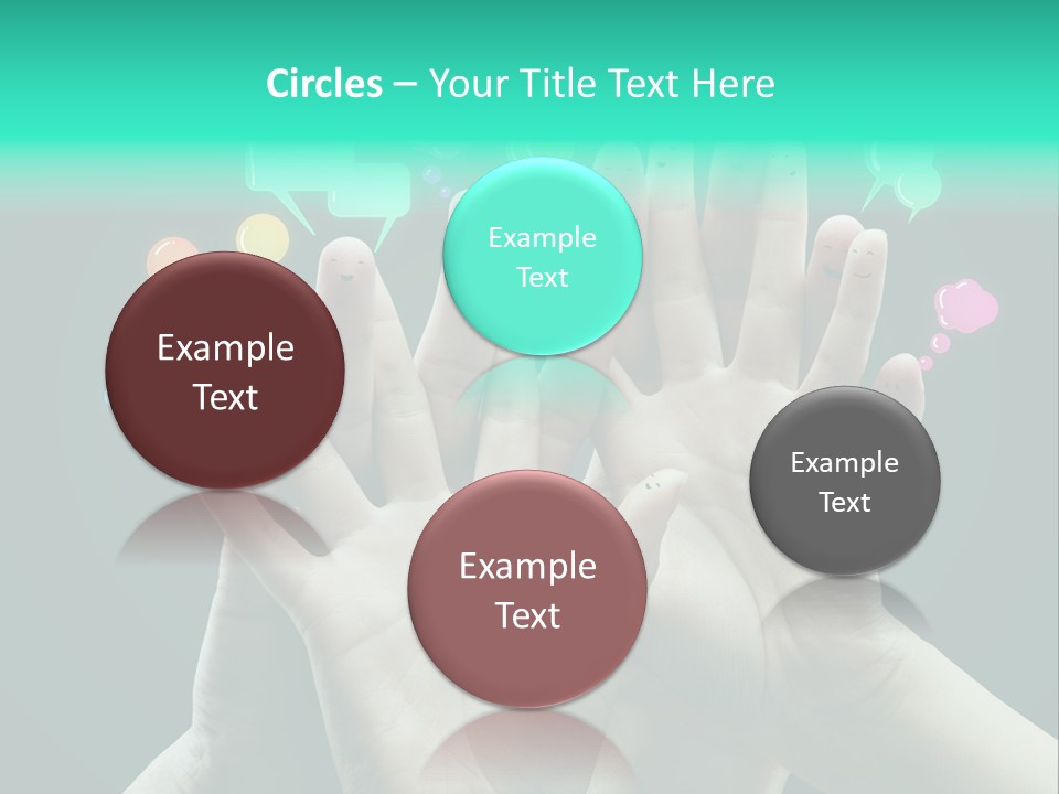 Partnership Variegated Sign PowerPoint Template