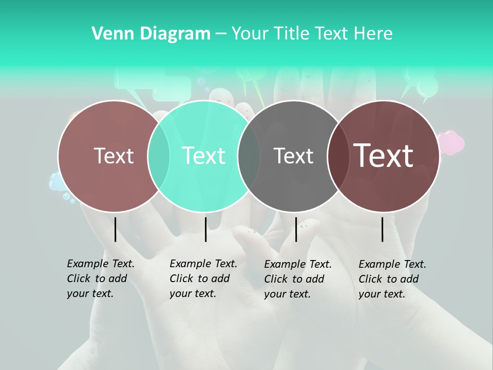 Partnership Variegated Sign PowerPoint Template