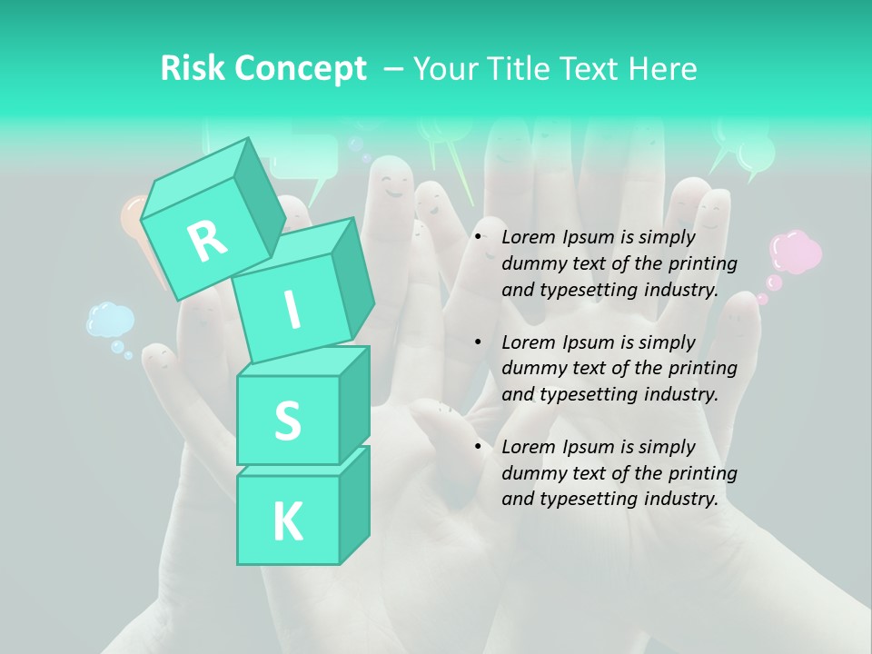 Partnership Variegated Sign PowerPoint Template