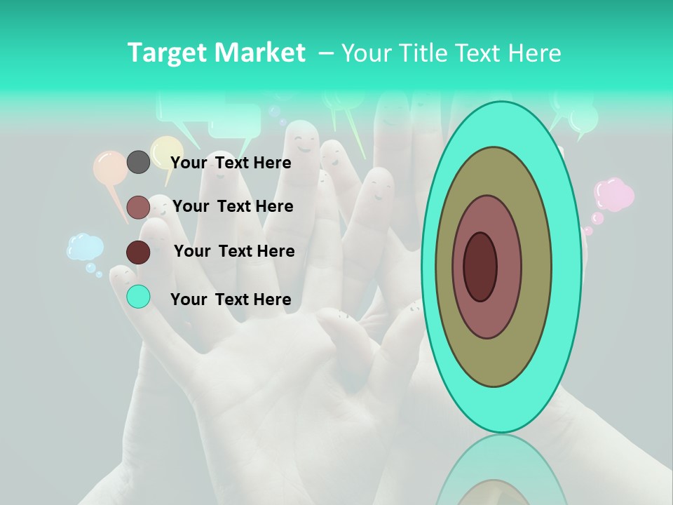 Partnership Variegated Sign PowerPoint Template