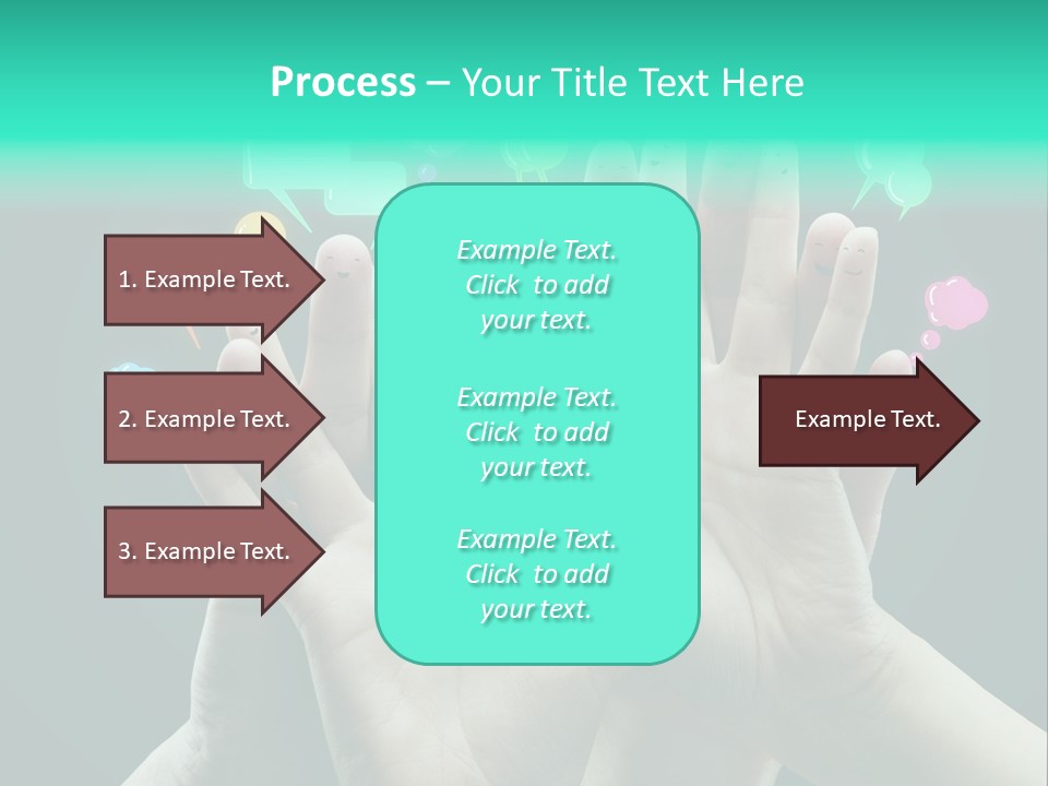 Partnership Variegated Sign PowerPoint Template