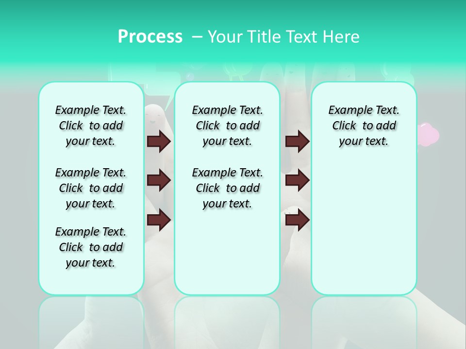 Partnership Variegated Sign PowerPoint Template