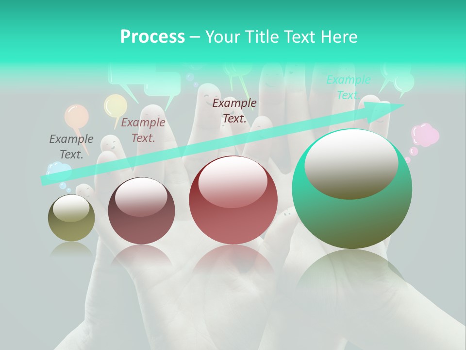 Partnership Variegated Sign PowerPoint Template