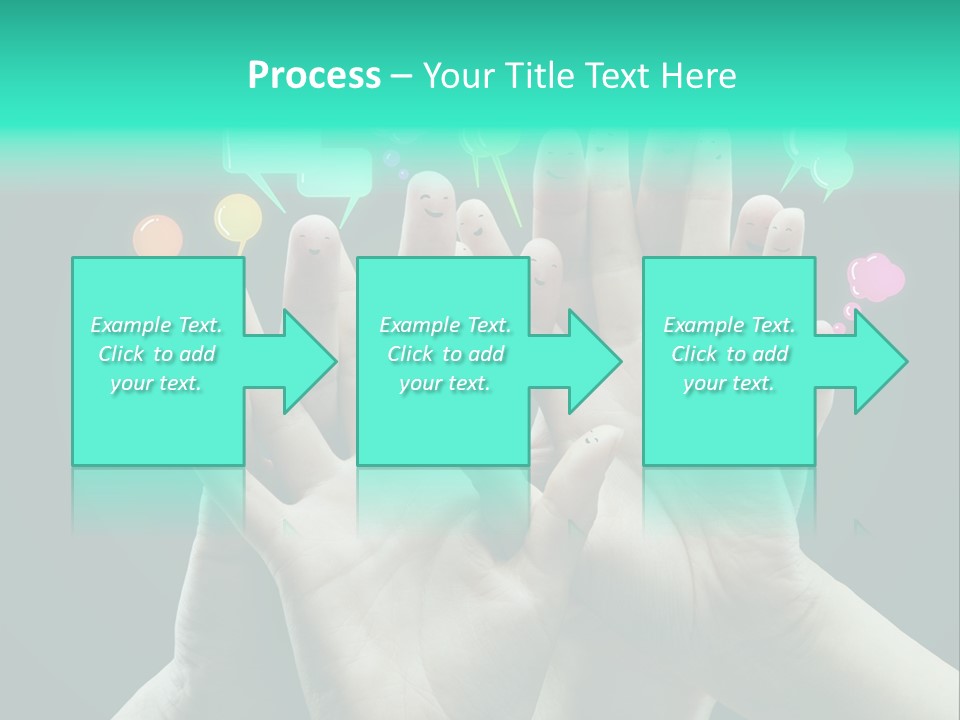 Partnership Variegated Sign PowerPoint Template