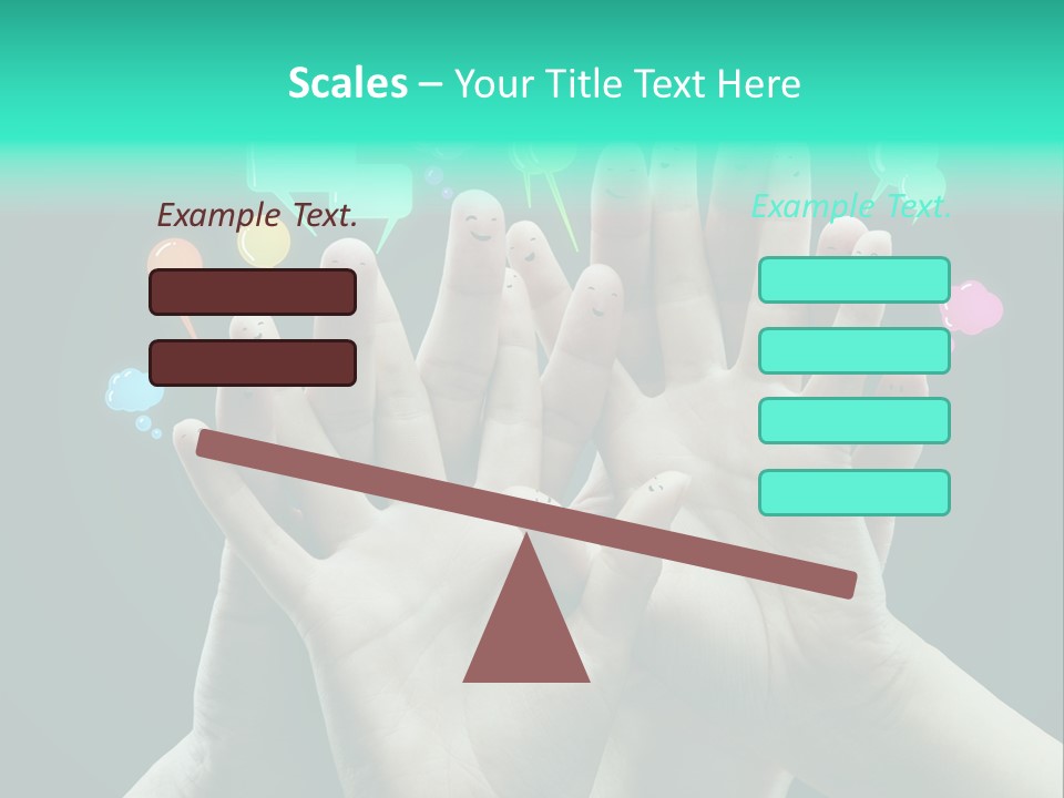 Partnership Variegated Sign PowerPoint Template