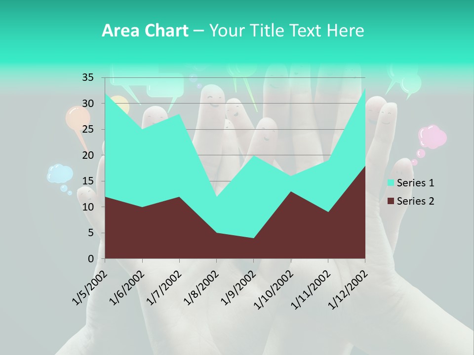 Partnership Variegated Sign PowerPoint Template