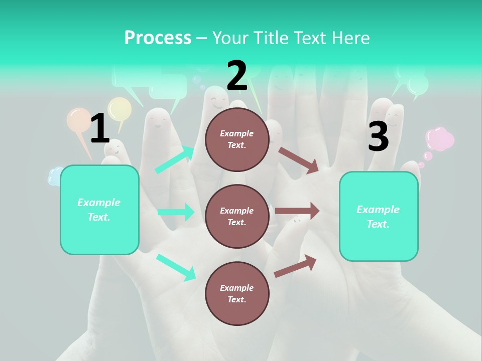 Partnership Variegated Sign PowerPoint Template