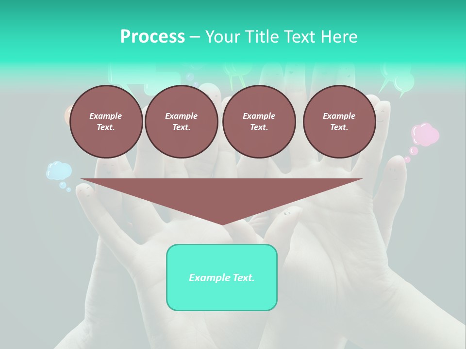 Partnership Variegated Sign PowerPoint Template