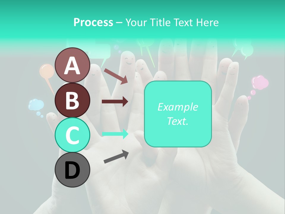 Partnership Variegated Sign PowerPoint Template