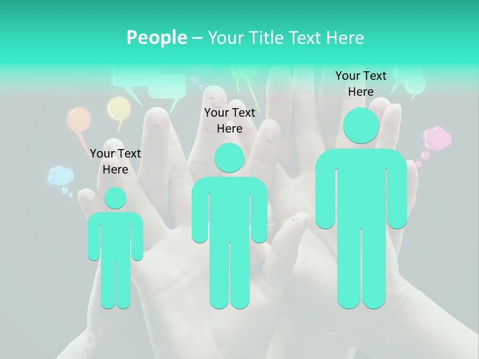 Partnership Variegated Sign PowerPoint Template