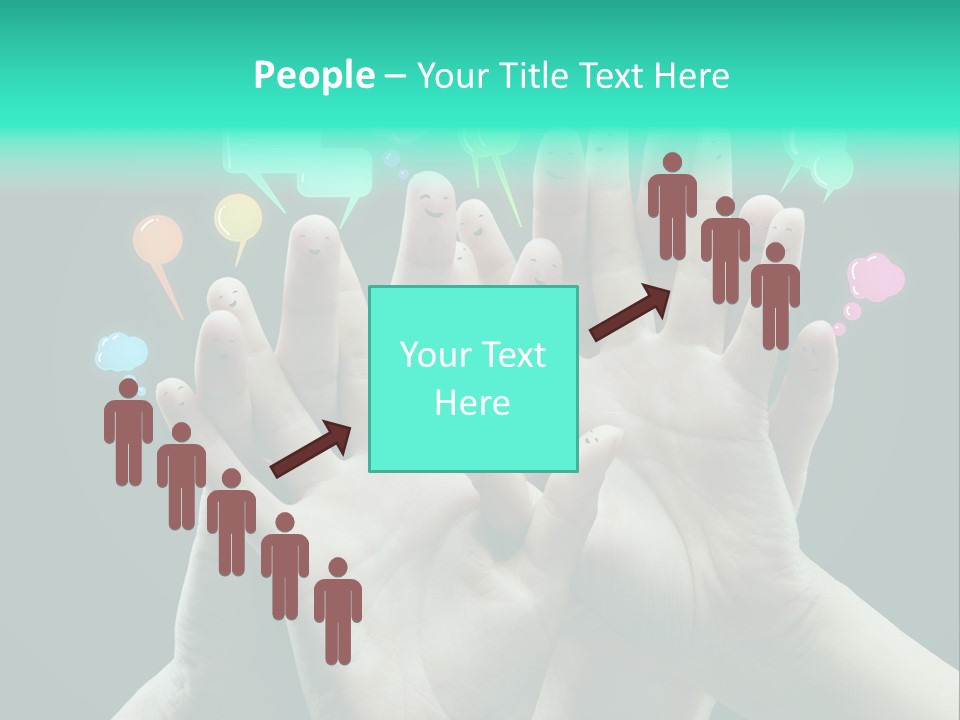 Partnership Variegated Sign PowerPoint Template