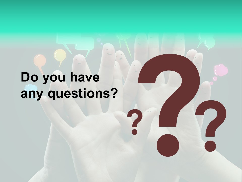 Partnership Variegated Sign PowerPoint Template