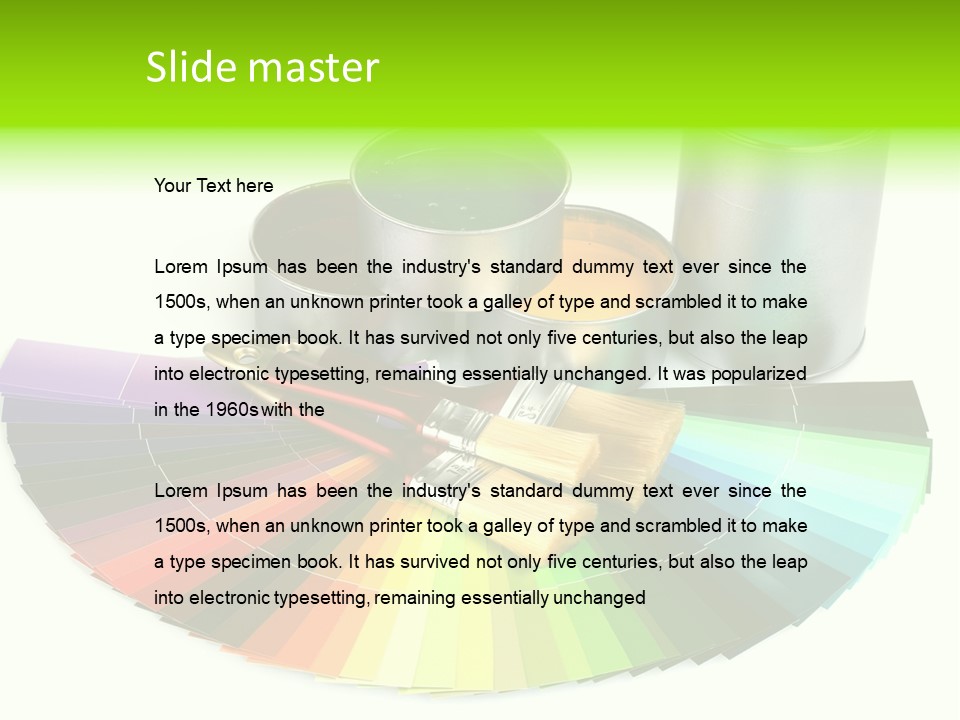 Interior Improvement Color PowerPoint Template