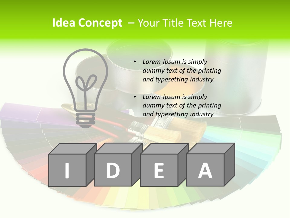 Interior Improvement Color PowerPoint Template