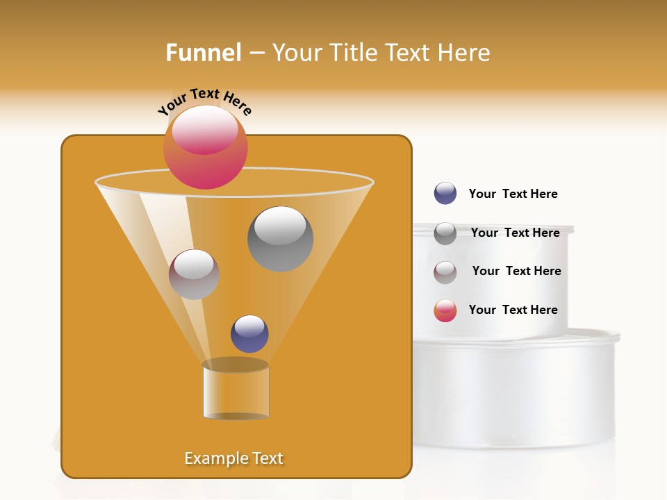 Bright Background Brush PowerPoint Template