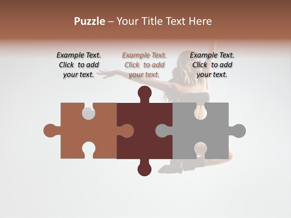 Young Gymna Tic Female PowerPoint Template