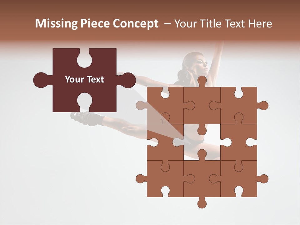 Young Gymna Tic Female PowerPoint Template