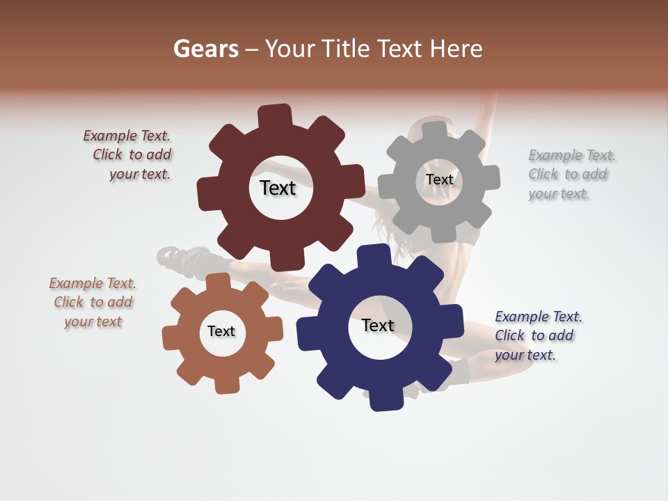 Young Gymna Tic Female PowerPoint Template