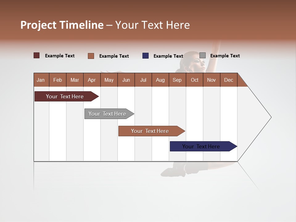 Young Gymna Tic Female PowerPoint Template