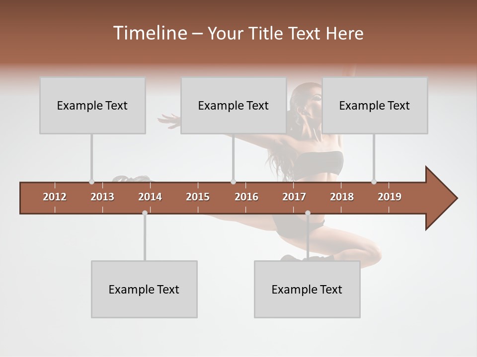 Young Gymna Tic Female PowerPoint Template