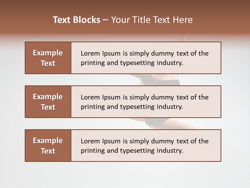 Young Gymna Tic Female PowerPoint Template