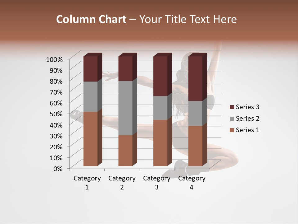 Young Gymna Tic Female PowerPoint Template