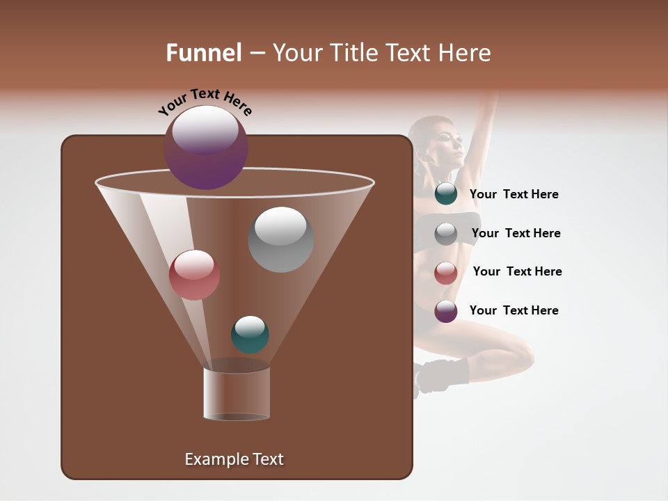 Young Gymna Tic Female PowerPoint Template