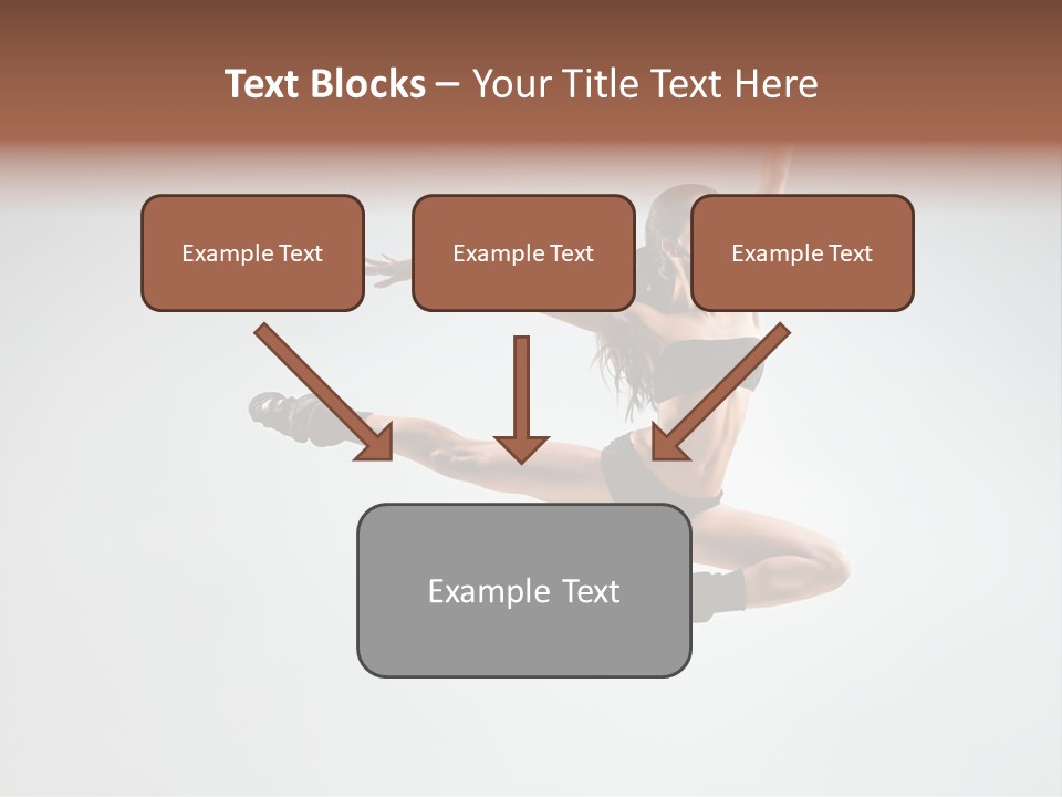 Young Gymna Tic Female PowerPoint Template