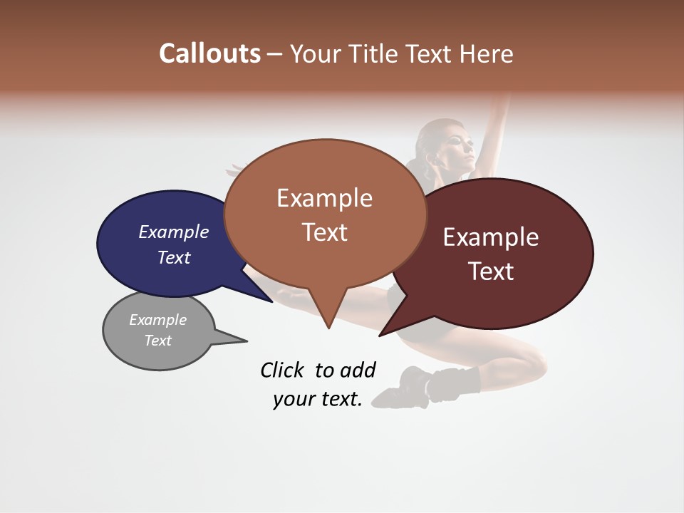 Young Gymna Tic Female PowerPoint Template