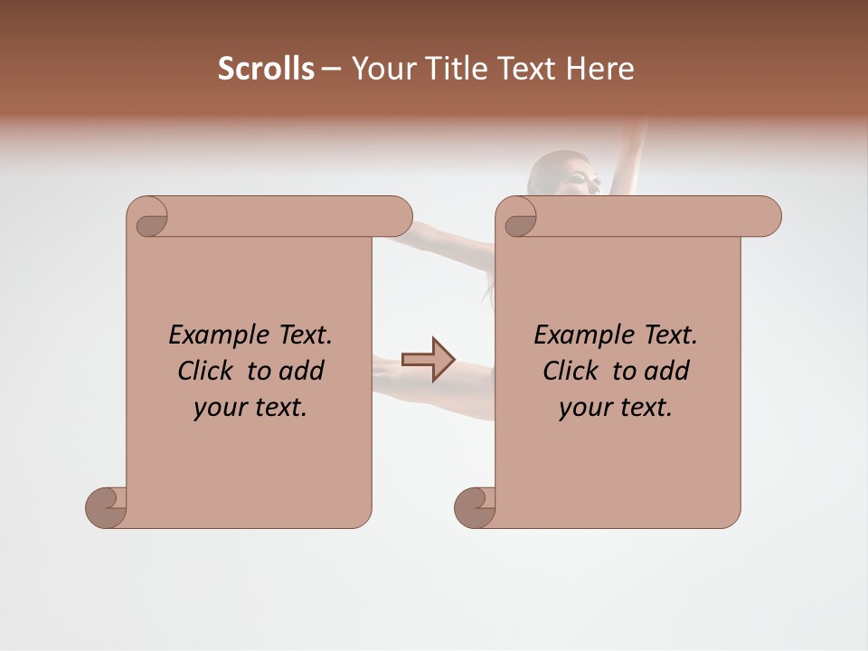 Young Gymna Tic Female PowerPoint Template