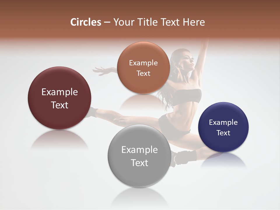 Young Gymna Tic Female PowerPoint Template