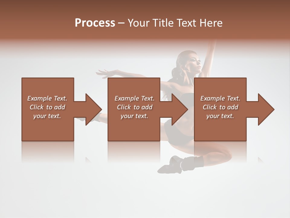 Young Gymna Tic Female PowerPoint Template