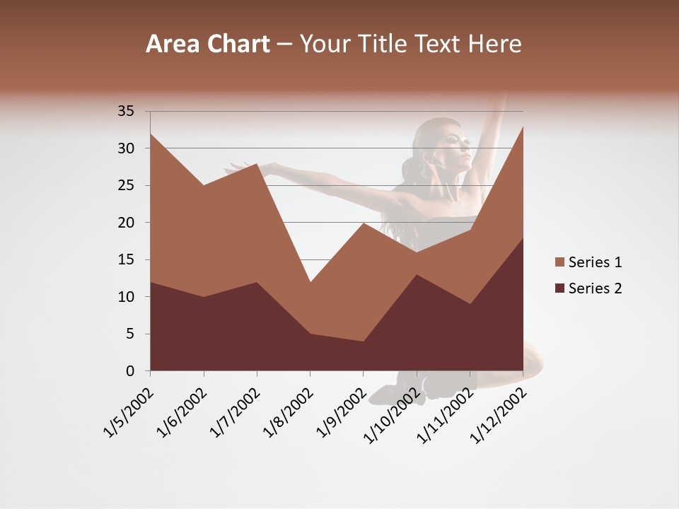 Young Gymna Tic Female PowerPoint Template