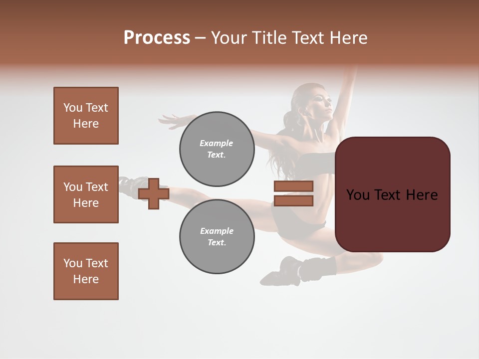 Young Gymna Tic Female PowerPoint Template