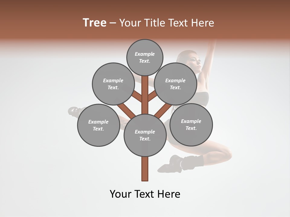 Young Gymna Tic Female PowerPoint Template