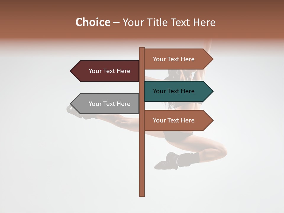 Young Gymna Tic Female PowerPoint Template