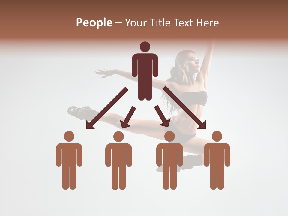 Young Gymna Tic Female PowerPoint Template