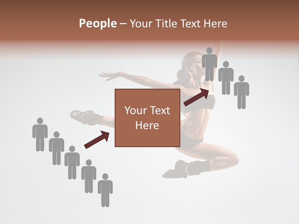 Young Gymna Tic Female PowerPoint Template