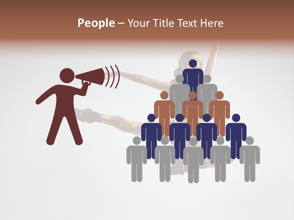 Young Gymna Tic Female PowerPoint Template