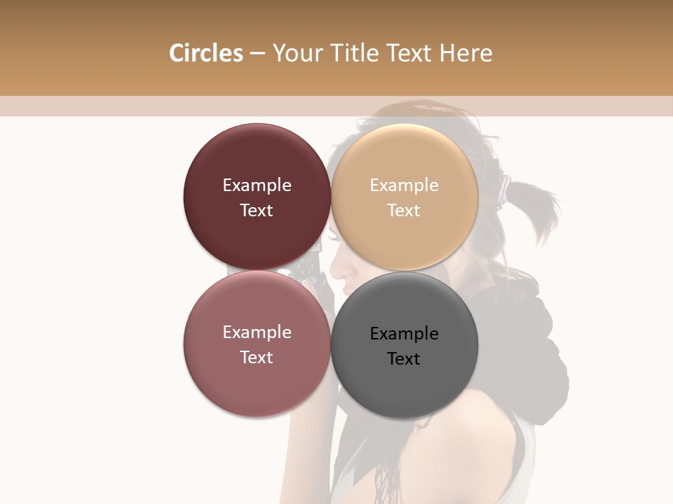 Hair Expression Journalist PowerPoint Template