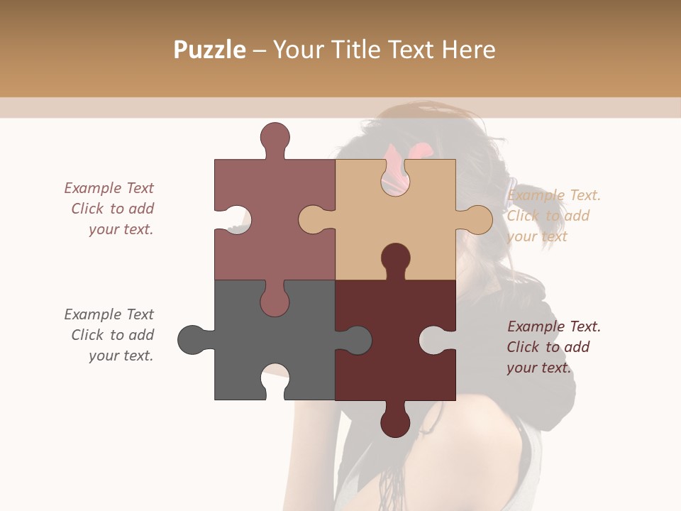 Hair Expression Journalist PowerPoint Template