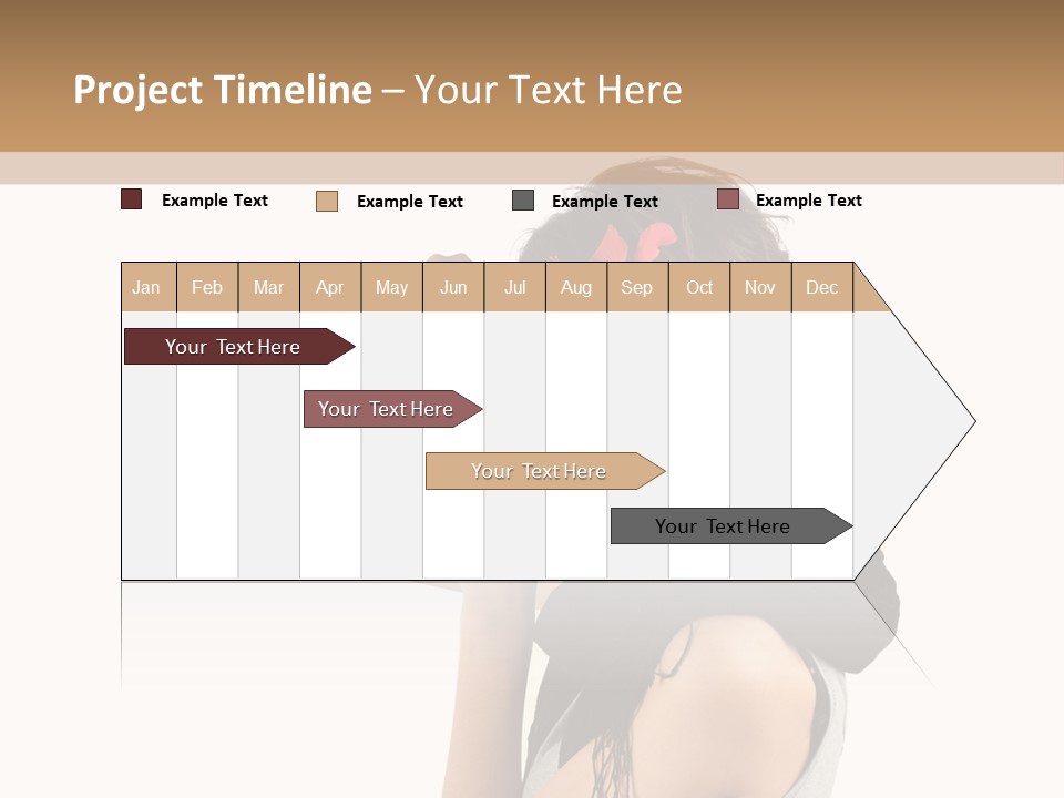 Hair Expression Journalist PowerPoint Template
