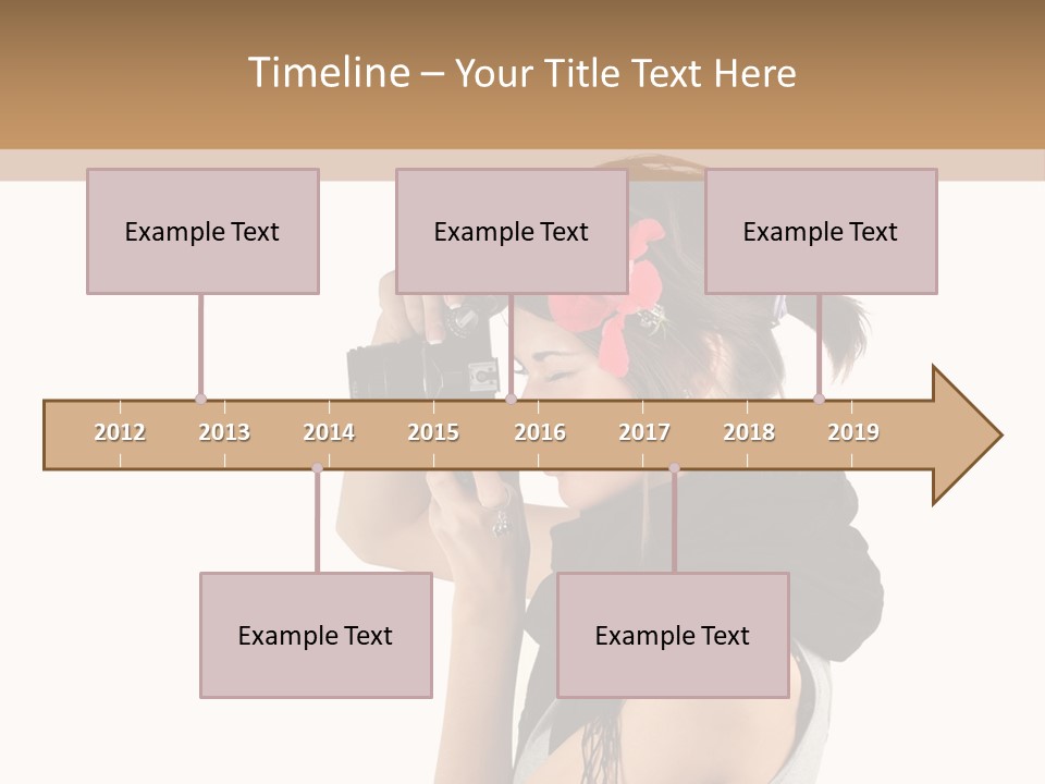 Hair Expression Journalist PowerPoint Template