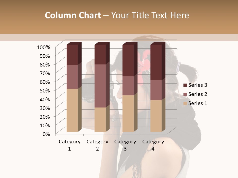 Hair Expression Journalist PowerPoint Template