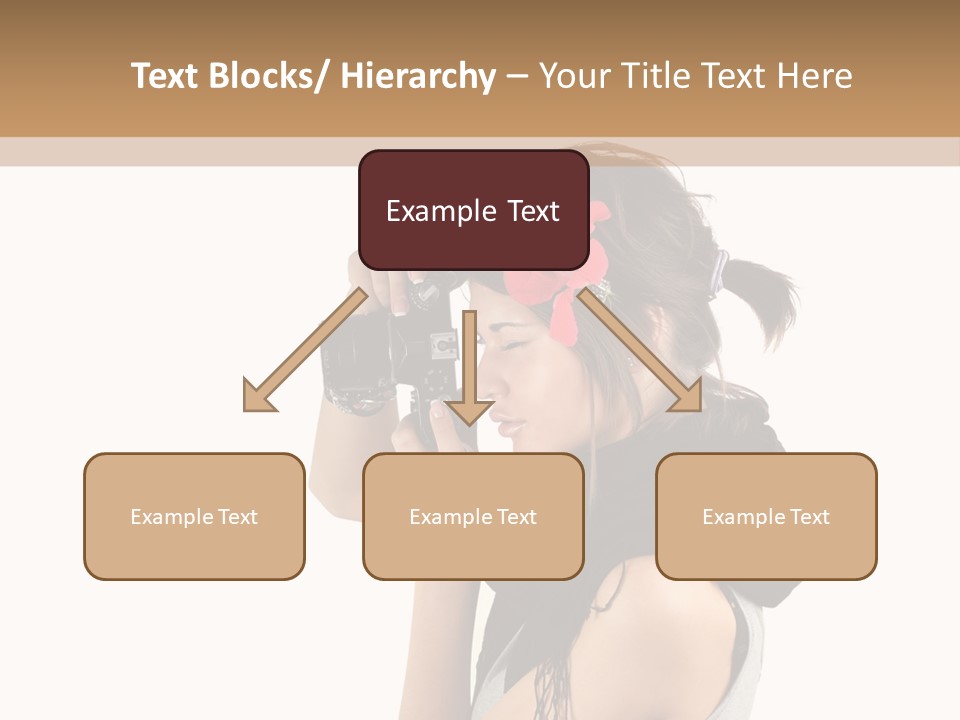 Hair Expression Journalist PowerPoint Template