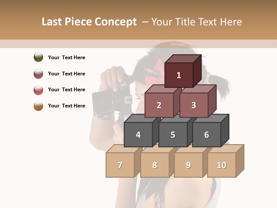 Hair Expression Journalist PowerPoint Template