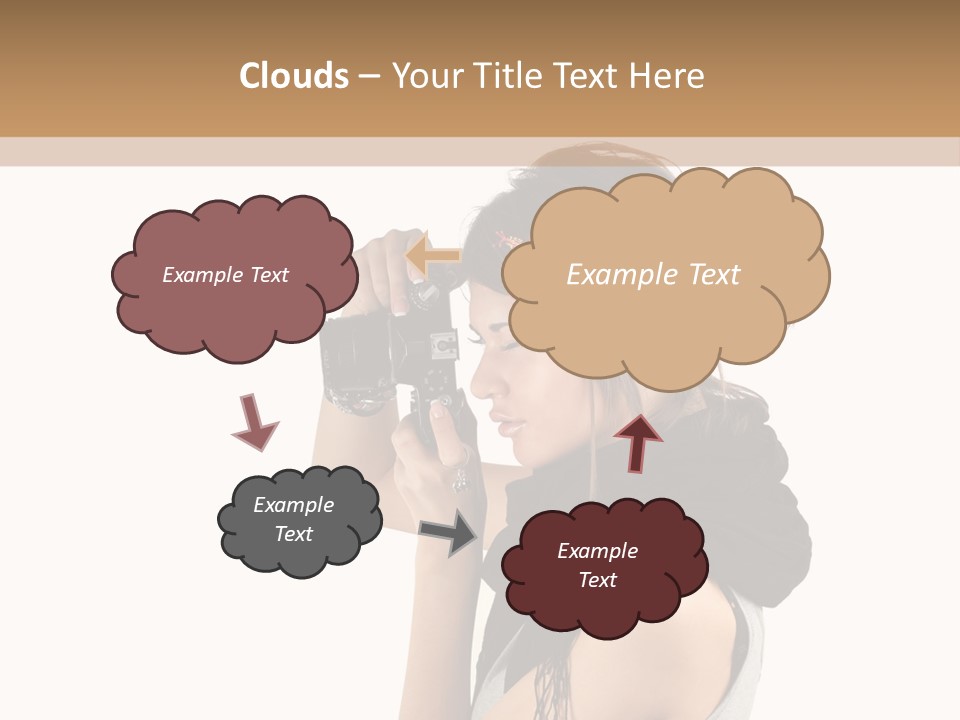 Hair Expression Journalist PowerPoint Template