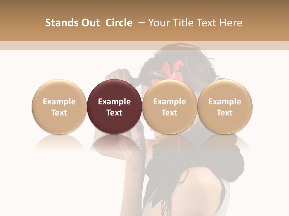 Hair Expression Journalist PowerPoint Template