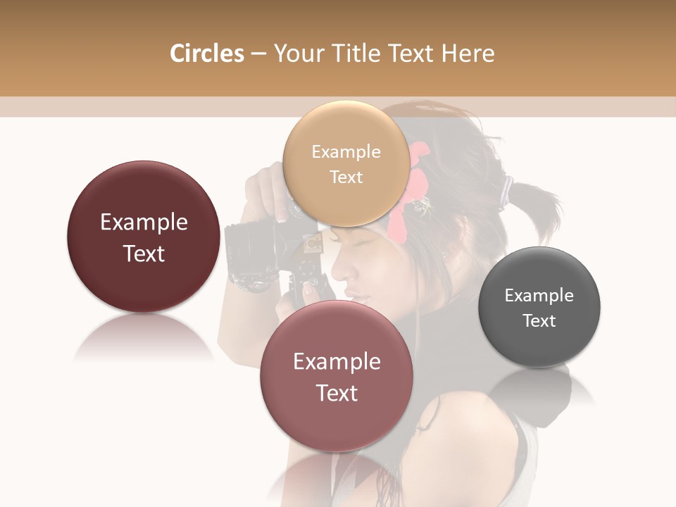 Hair Expression Journalist PowerPoint Template
